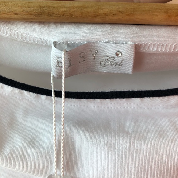 Elsy Girl 3 Quarter Length White Shrug - Picture 3 of 6